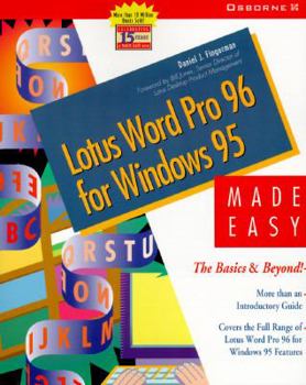 Paperback Lotus Word Pro 96 for Windows 95 Made Easy Book