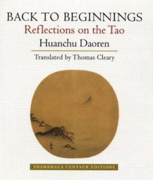 Paperback Back to Beginnings (Shambhala Centaur Editions) Book