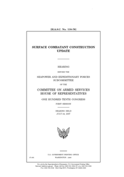 Paperback Surface combatant construction update Book