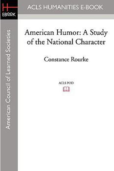 Paperback American Humor: A Study of the National Character Book