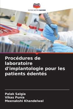 Paperback Procédures de laboratoire d'implantologie pour les patients édentés [French] Book