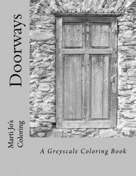 Paperback Doorways: A Greyscale Coloring Book