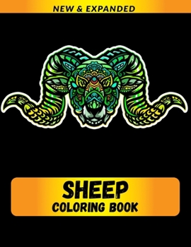 Paperback Sheep Coloring Book: Stress Relieving Designs for Adults Relaxation Book