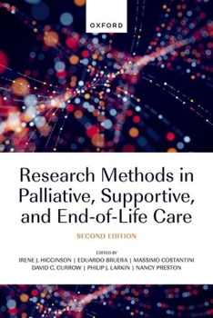 Paperback Research Methods in Palliative, Supportive, and End-Of-Life Care Book