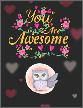 You are Awesome: owl & Calendar, Daily Weekly Planner with Monthly quick-view/over view with 2020 Planner