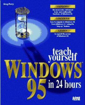 Paperback Teach Yourself Windows 95 in 24 Hours Book