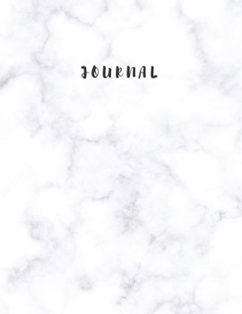 Journal: 200 Page Journal - 8.5x11 inch - Marble Notebook - Classic College Ruled Paper - Matter Cover - Perfect Bound
