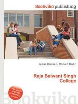 Paperback Raja Balwant Singh College Book