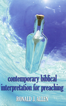 Paperback Contemporary Biblical Interpretation for Preaching Book