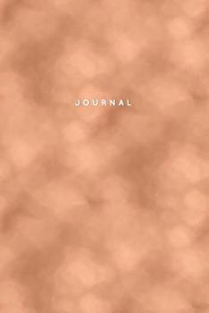 Paperback Journal: Luxury Rose Gold Notebook: 120-Page Lined - Sparkly Glitter Effect Book