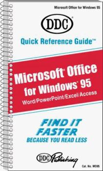 Paperback Microsoft Office for Windows 95 Book