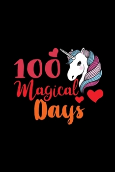 Paperback Funny 100 Days of School Theme Wide Ruled Line Paper Book