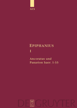 Hardcover Ancoratus Und Panarion Haer. 1-33 [German] Book