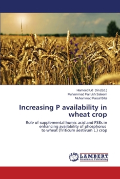 Paperback Increasing P Availability in Wheat Crop Book