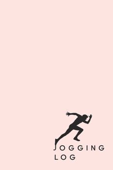 Jogging Log: Misty Rose Running Journal | Track Your Running Progress | Running Training Record Book | Daily Running Log | 6x9inch 100 pages