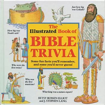 Hardcover The Illustrated Book of Bible Trivia Book