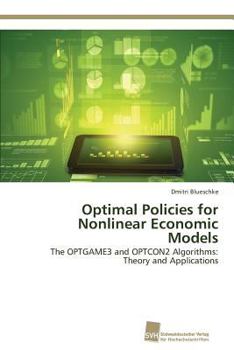 Paperback Optimal Policies for Nonlinear Economic Models Book