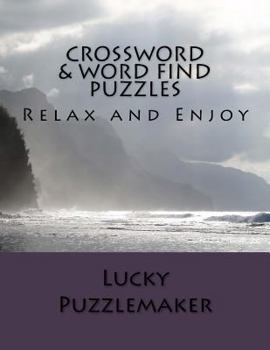 Paperback Crossword and Word Find Puzzles Book