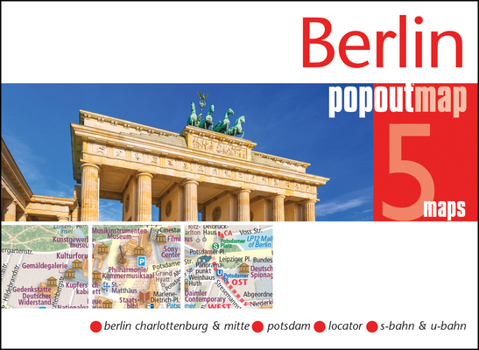 Map Berlin Popout Map Book