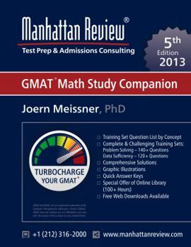 Paperback Manhattan Review GMAT Math Study Companion [5th Edition] Book