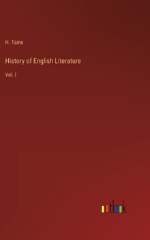 Hardcover History of English Literature: Vol. I Book