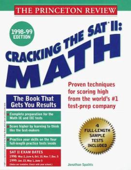 Paperback Cracking the SAT II Math 1998-99 Edition Book