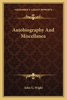 Paperback Autobiography And Miscellanea Book