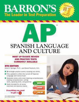 Paperback Barron's AP Spanish Language and Culture with MP3 CD [With CDROM] Book