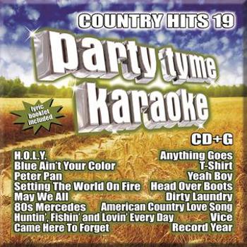 Music - CD Party Tyme Karaoke - Country Hits 19 (16-song CD+G Book