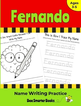 Fernando Name Writing Practice: Personalized Name Writing Activities for Pre-schoolers to Kindergartners