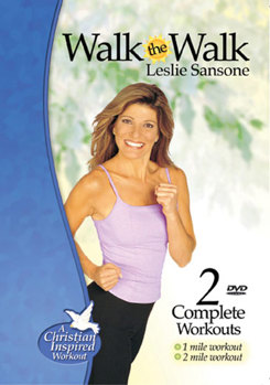 DVD Leslie Sansone: Walk The Walk 1 & 2 Mile Book