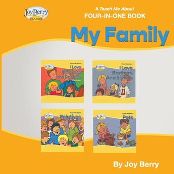 Paperback A Teach Me About Four-in-One Book - My Family Book