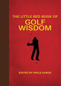 Hardcover The Little Red Book of Golf Wisdom Book