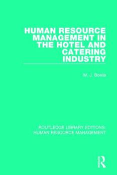 Paperback Human Resource Management in the Hotel and Catering Industry Book