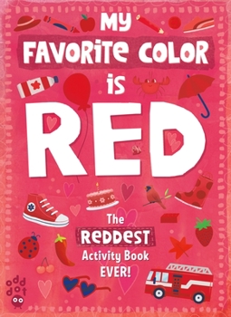Paperback My Favorite Color Activity Book: Red Book