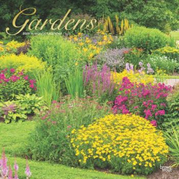 Calendar Gardens 2025 12 X 24 Inch Monthly Square Wall Calendar Foil Stamped Cover Plastic-Free Book