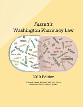 Paperback Fassett's Washington Pharmacy Law 2019 Book