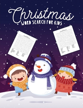 Paperback Christmas Word Search For Kids: Puzzle Book - Holiday Fun For Adults and Kids - Activities Crafts - Games Book