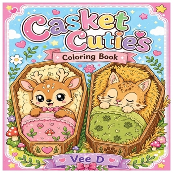 Paperback Casket Cuties Coloring Book