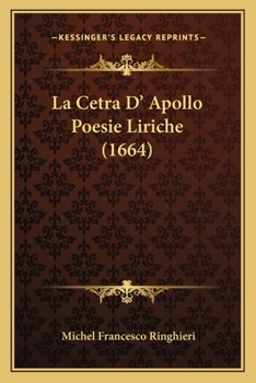 Paperback La Cetra D' Apollo Poesie Liriche (1664) [Italian] Book