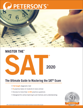 Paperback Master the SAT 2020 Book