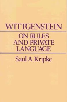 Paperback Wittgenstein on Rules and Private Language: An Elementary Exposition Book