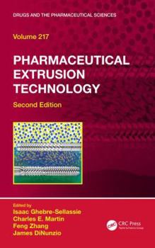 Hardcover Pharmaceutical Extrusion Technology Book