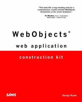 Paperback WebObjects Web Application Construction Kit [With CDROM] Book