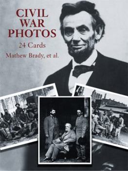 Paperback Civil War Photos: 24 Cards Book
