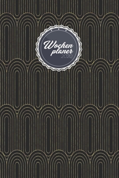 Wochenplaner 2020: Starte richtig ins neue Jahr im schwarzen Hintergrund für Männer  | Termine, Aufgaben und Notizen von Januar bis Dezember planbar (German Edition)