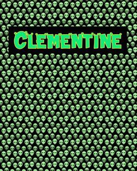 Paperback 120 Page Handwriting Practice Book with Green Alien Cover Clementine: Primary Grades Handwriting Book