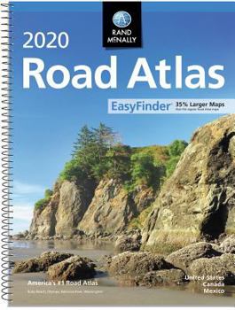 Spiral-bound Rand McNally 2020 Road Atlas Midsize Easy Finder - Spiral Book