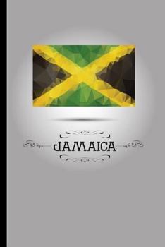 Paperback Flag of Jamaica Journal: 6 x 9" - Notebook, Diary, Doodle, Write, Notes, Sketch Pad, Blank Book