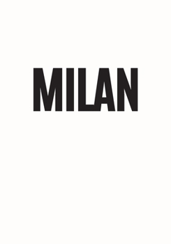 Milan: A decorative book for coffee tables, end tables, bookshelves and interior design styling: Stack city decor books to add design to any room: Monochrome effect cover and spine: Ideal for your own